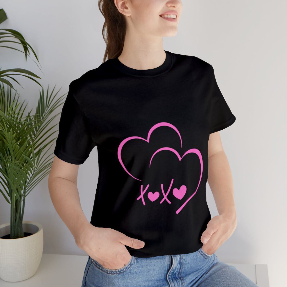 ZenZo Designs | Printed T-Shirts | Love Tees | Two Hearts Kiss Shirt